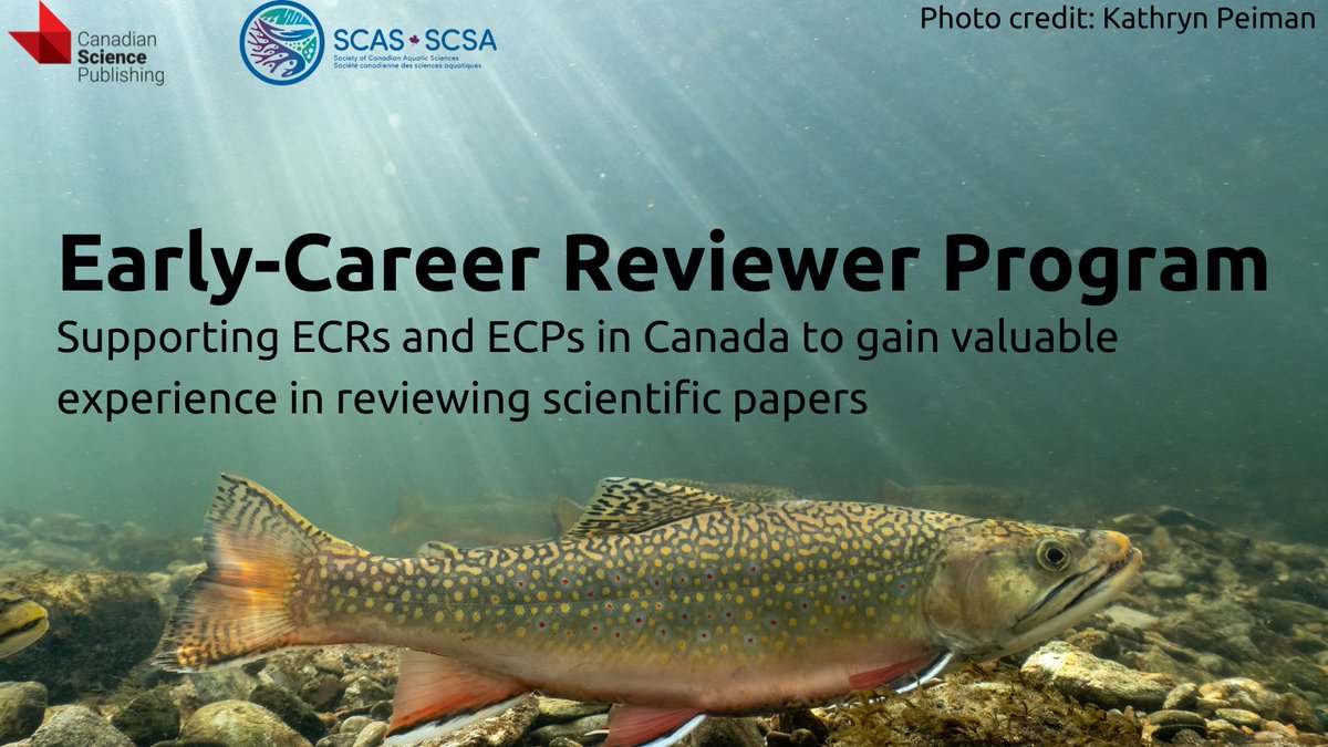 Be part of the 2024 cohort!

Are you affiliated with a Canadian institution? Do you want hands-on peer review experience at <a href="/EnvReviews/">Environmental Reviews</a>, <a href="/FACETSJournal/">FACETS Journal</a>, <a href="/cjfas/">Canadian Journal of Fisheries and Aquatic Sciences</a>, or <a href="/CanJZoology/">Canadian Journal of Zoology</a>?

Join the <a href="/cdnsciencepub/">Canadian Science Publishing</a> + <a href="/scas_scsa/">Society of Canadian Aquatic Sciences</a> Reviewer Program! Details here ➡️ ow.ly/oKJA50TZhk2