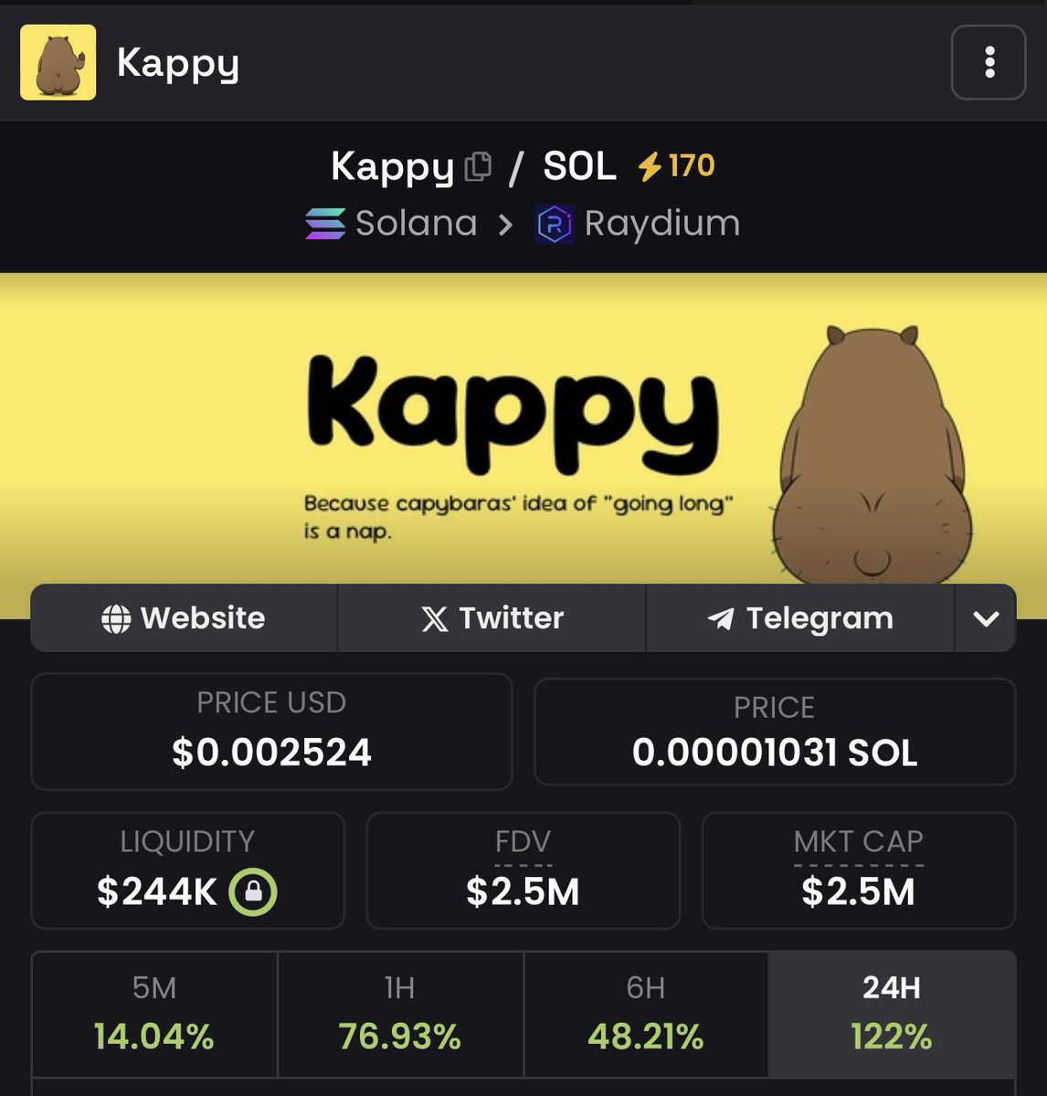 0ailab's tweet image. Let’s start with $2m5

CA: CEhFvMotKm3zucKUBEHVvTaxQ4e9QVPaAjSfkzFLpump

Be early.
#Kappy $Kappy @kappybruh