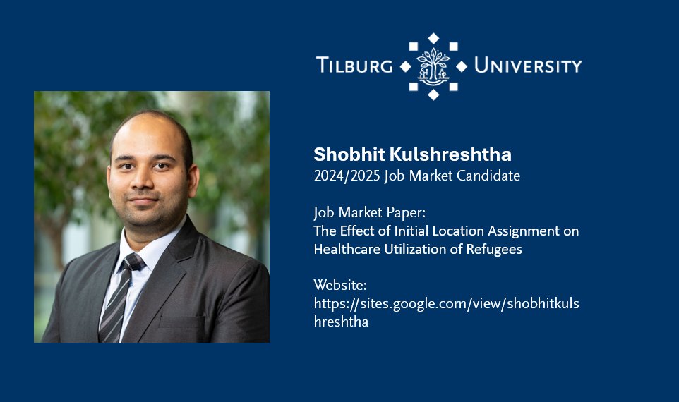 The Tilburg School of Economics and Management is happy to announce its students in the academic job market this year. You can read the paper of Shobhit Kulshreshtha on his website: sites.google.com/view/shobhitku…