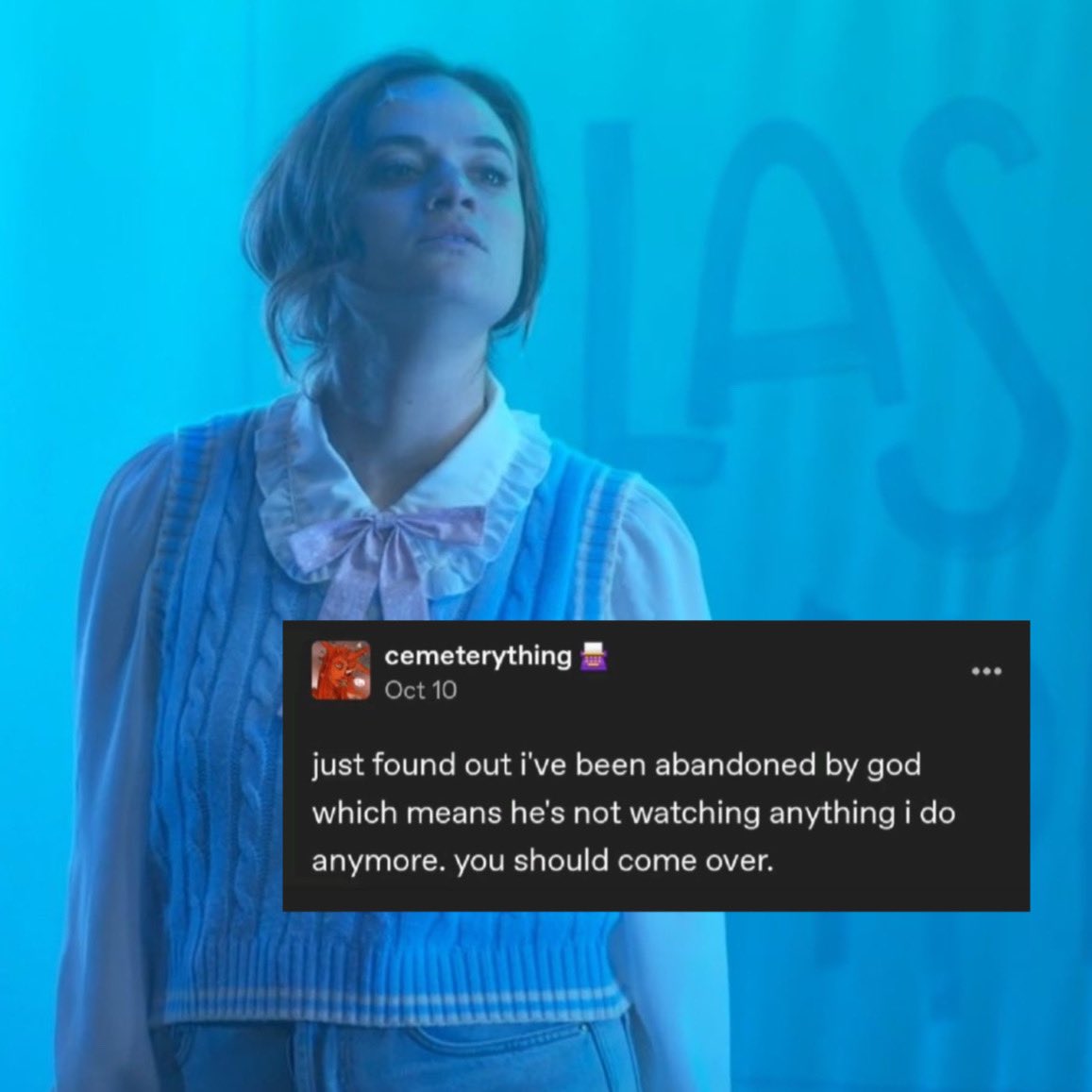 nxonecropolis's tweet photo. she’s so silly you guys just don’t get her https://t.co/MUbMwvuT7x