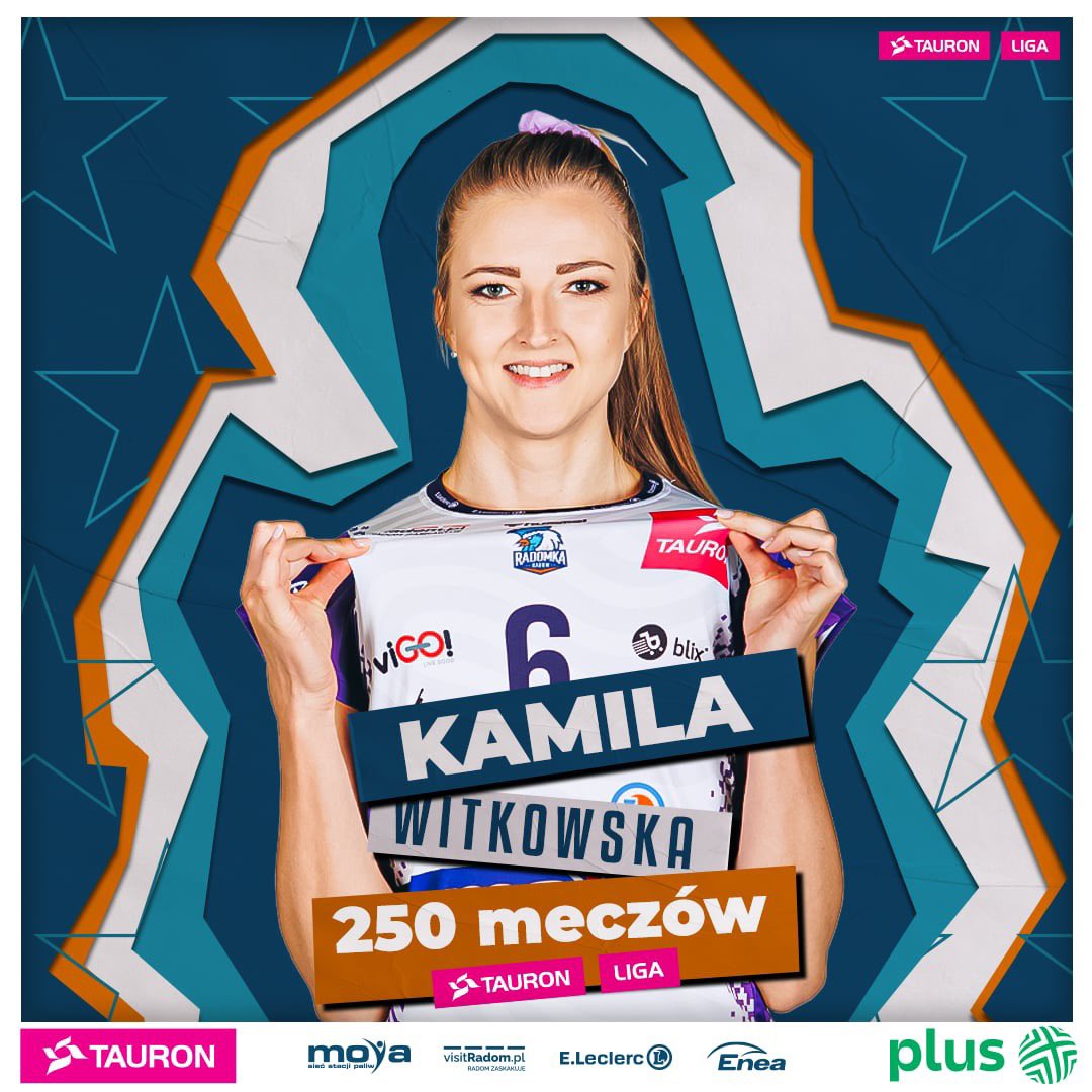 Nasza środkowa, Kama oficjalnie rozpoczęła swój 250 mecz w <a href="/TAURONLiga/">TAURON Liga</a> 🥳🏐

BRAWO KAMA 🔥💪🏼