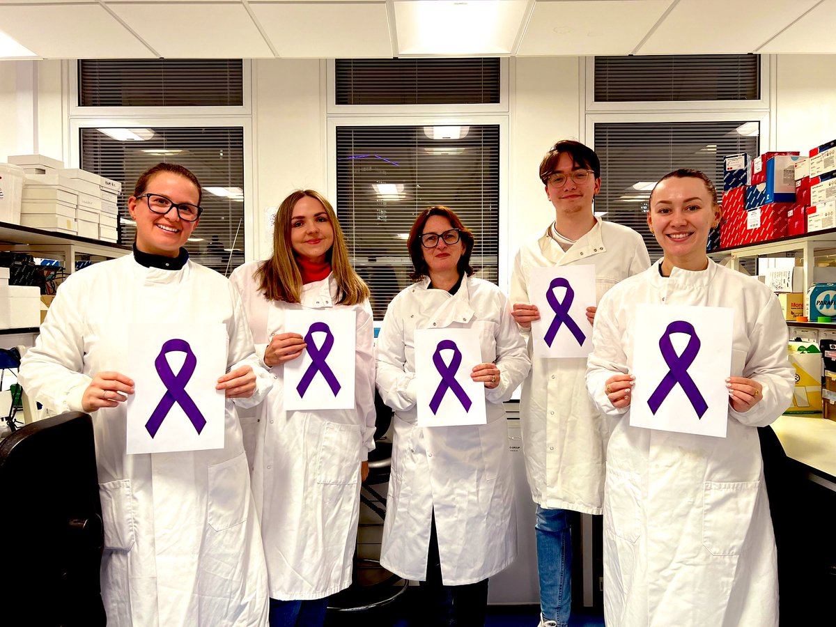 UK-EDI for Pancreatic Cancer (@ukedi1) on Twitter photo Members of the <a href="/LivUniCancer/">Molecular & Clinical Cancer Medicine (MCCM)</a> Costello lab stand together with the #PancreaticCancer community on #WorldPancreaticCancerDay Members of the <a href="/LivUniCancer/">Molecular & Clinical Cancer Medicine (MCCM)</a> Costello lab stand together with the #PancreaticCancer community on #WorldPancreaticCancerDay