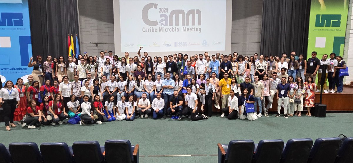 CaRo3551's tweet image. Durante siete años, el CaMM🇨🇴 se ha consolidado como el punto de encuentro de investigadores jóvenes que buscan explorar los avances en microbiología🔬🦠.
Continuaremos trabajando para visibilizar en 🇨🇴 la importancia de la microbiología 🦠💙

#CaMM2025
#CienciaParaTodos