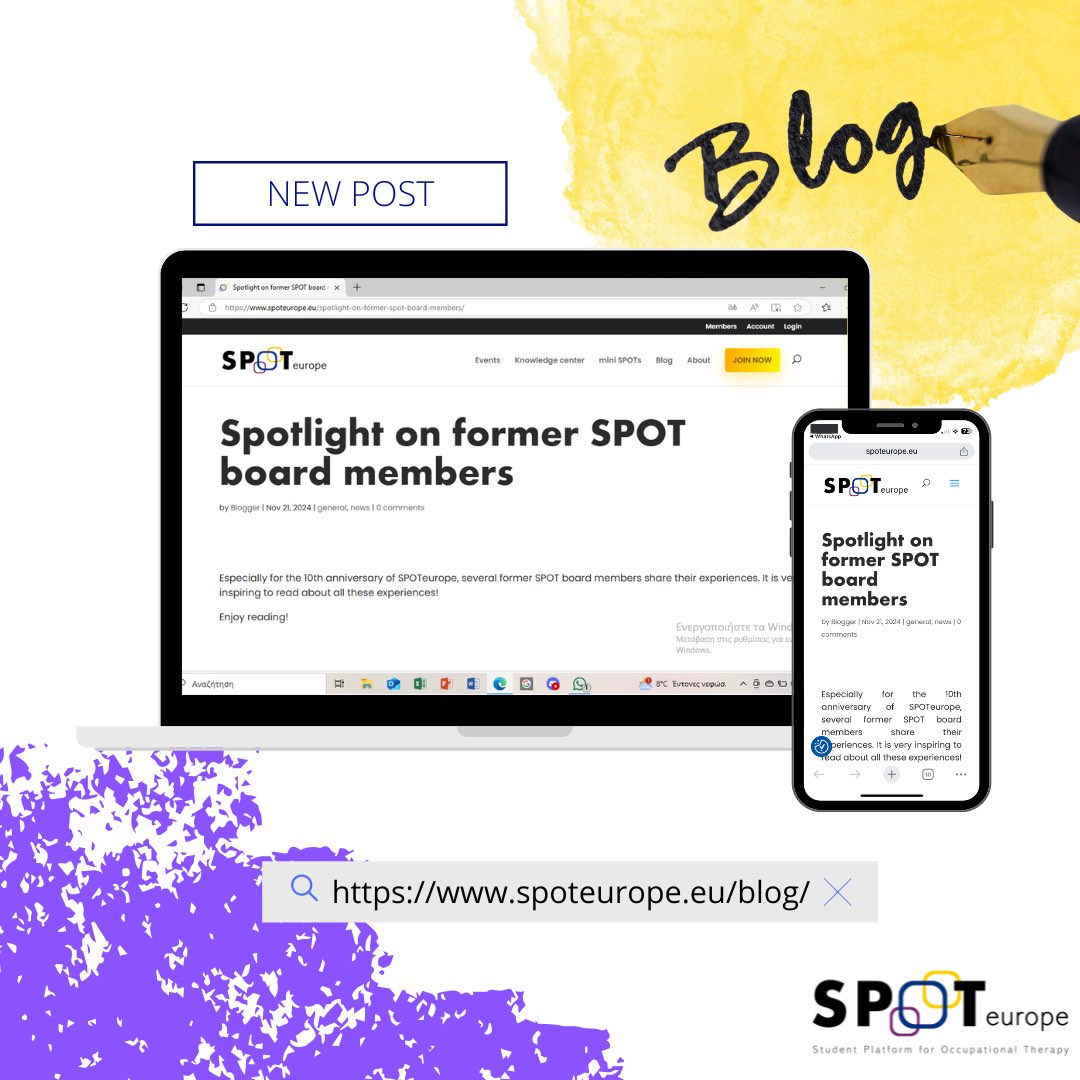 🗓️SPOTeurope keeps celebrating SPOTweek with a blog post about 10 years of SPOT and the experiences of several former board members! 

📄It is very inspiring to ready how previous members feel about SPOTeurope. 

Link in bio! 📎