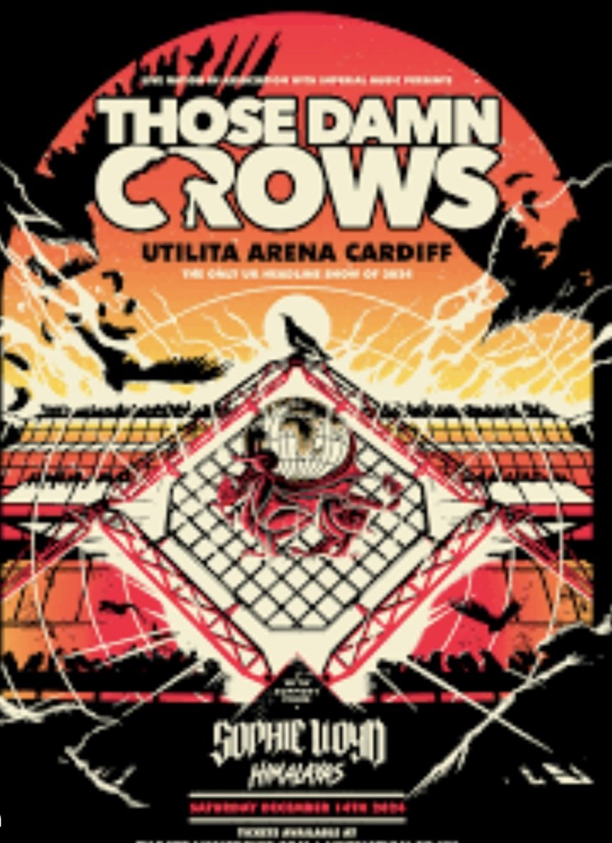 erricker_mark's tweet photo. Been a good year for concerts, can't wait for our last 1 of the year, roll on 14th @ThoseDamnCrows @SaraSimps https://t.co/uUFhr0BrOo