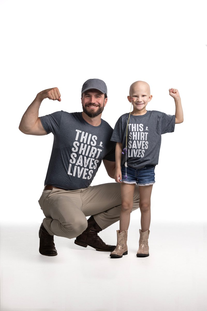 Honored to support the #ThisShirtSavesLives campaign with <a href="/StJude/">St. Jude</a> and the incredible work they do to fight childhood cancer.
