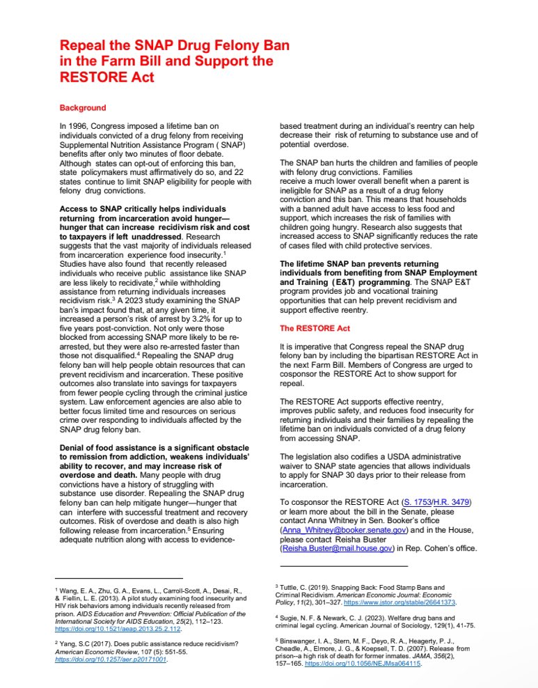 WE NEED YOUR SUPPORT‼️

Share this link mstr.app/2df739ab-c546-… with other advocates, and formerly incarcerated individuals to directly reach out to their elected official encouraging the passage of a bipartisan farm bill. 

#msreentry #mississippi #advocacy #recidivism