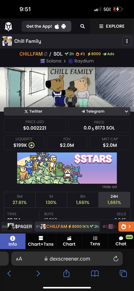 ACShineDa1's tweet photo. @ChillFamilyGuy We are number 1 let’s burn their faces and set records… Chill Family Guy will be talked about all over. Let’s hit that 5mil market cap. By the end of the day you should be hitting at 10-20mil https://t.co/FFgMXwbcas