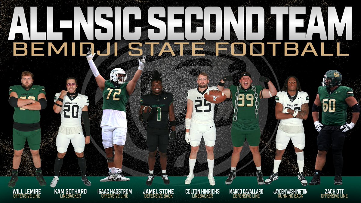 Your 2024 All-<a href="/NorthernSunConf/">NSIC</a> Second Team Selections!!!

#GoBeavers | #GrindTheAxe