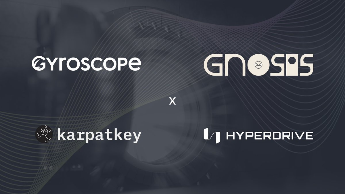 DAI still makes up ˜75% of all stablecoins on <a href="/gnosischain/">Gnosis Chain</a>.

This is about to change: GYD &amp; sGYD stablecoins are now on Gnosis.

GYD launches with the support of <a href="/karpatkey/">karpatkey → Now @kpk_io</a>, two incentivized concentrated liquidity pools, and a <a href="/hyperdrive_box/">Hyperdrive.box</a> market for the yield-bearing sGYD.