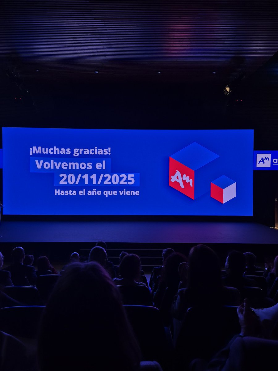 AMcongreso's tweet photo. Finaliza #AM24, ¡gracias a todos por acompañarnos un año más! Os esperamos en #AM25, el próximo 20 de noviembre de 2025. https://t.co/gKSwA5AAg5