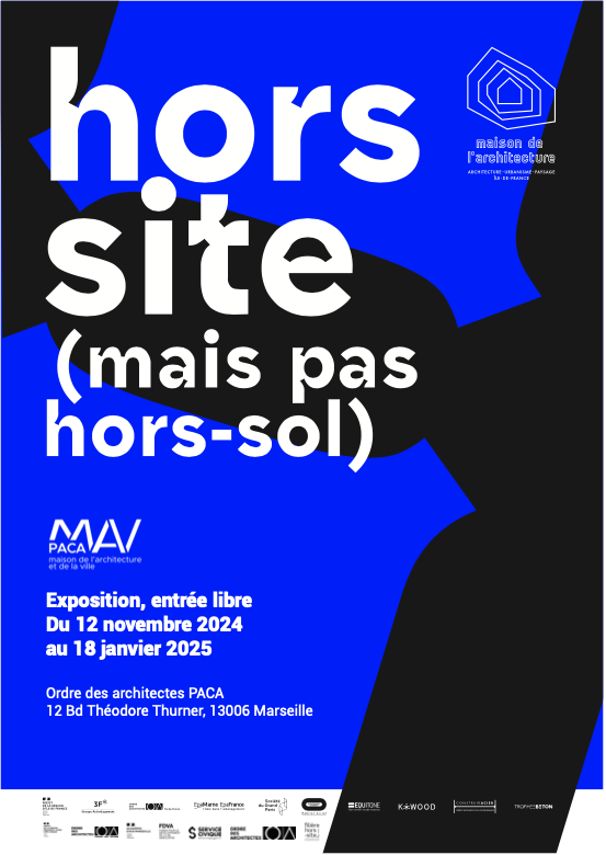 [EXPOSITION]
La #MAVPACA présente actuellement à Marseille l'exposition "Hors Site" produite par la Maison de l'Architecture Ile-de-France !

#maidf #horssite #prefabrication #architecture #Marseille 

➡️+ d'info sur l'expo : openagenda.com/fr/maison-de-l….  .