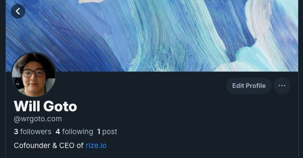 wrgoto's tweet image. Just signed up for that “other” service. Hopefully, it’ll be a cool place to make some genuine connections. Feels like a fresh start.