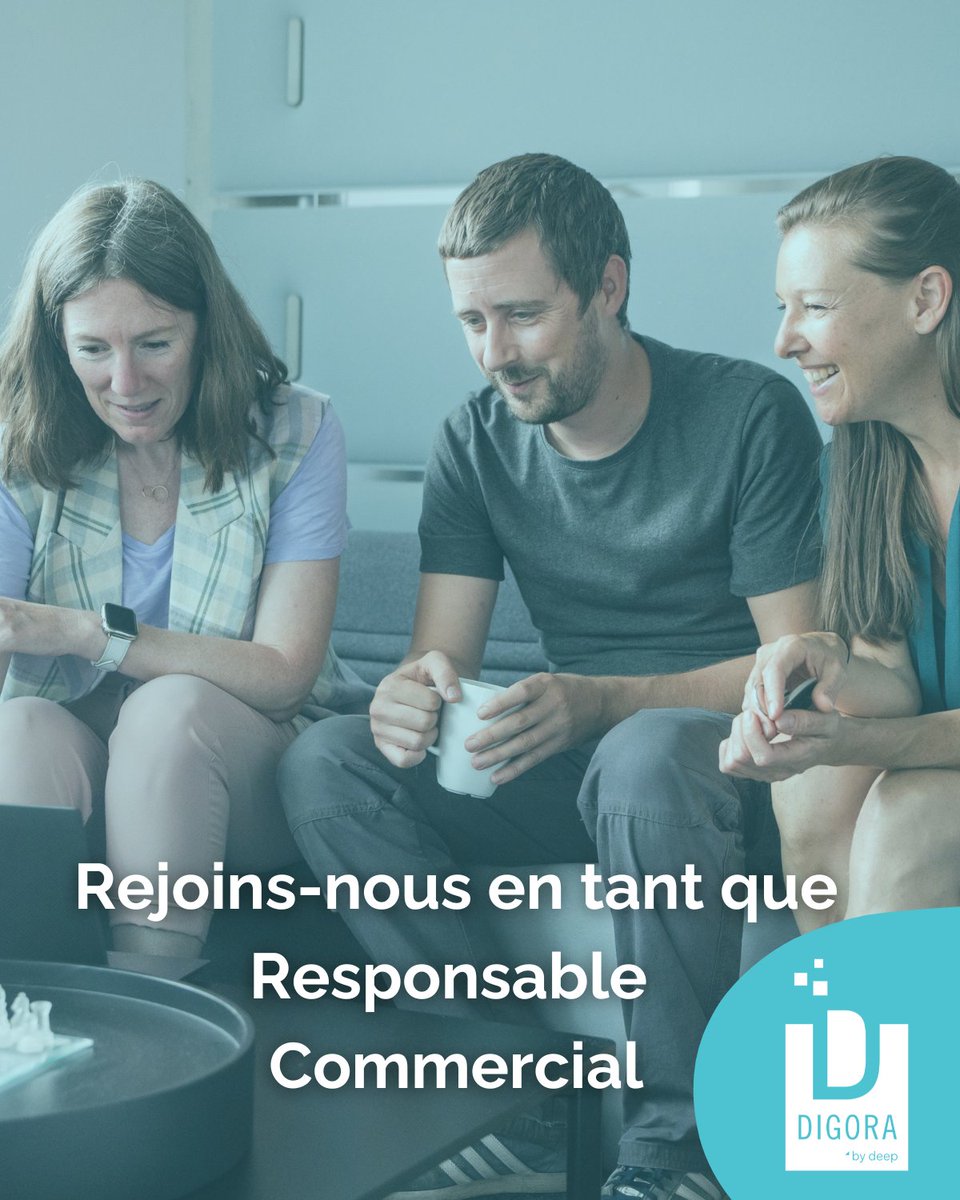 DigoraBlog's tweet image. [#RECRUTEMENT] On a besoin de vous ! 📢  Nous recrutons notre nouveau(elle) Responsable Commercial. Rejoignez notre équipe commerciale de Levallois-Perret et contribuez à notre développement. 🚀 Consultez l&apos;offre complète 👉 swll.to/X1Ero0