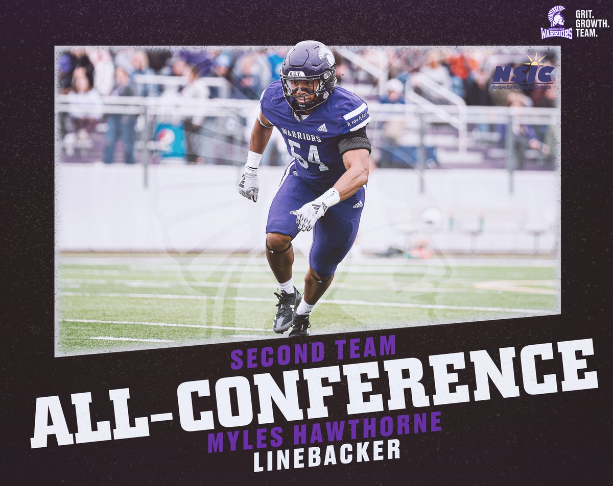 Second Team All-Conference.

Linebacker:
Myles Hawthorne

#GGT⚔️
#NSICFB