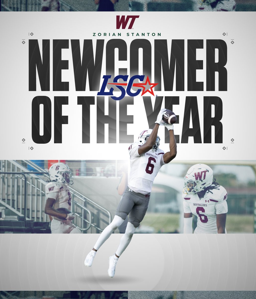 2024 Lone Star Conference Newcomer of the Year - Zorian Stanton

#BuffNation | #HereWeCome