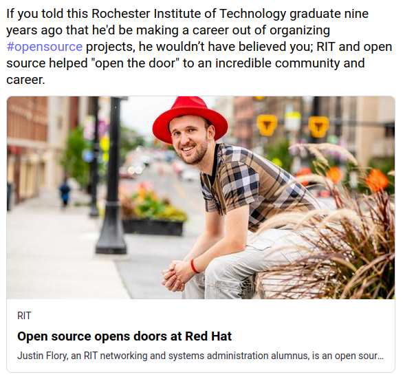 #OSS in #HigherEd 

More on this from <a href="/RITtigers/">RIT</a> / #RIT and other developments in #OpenSource via our #Mastodon account at social.fossdle.org/@apereo/113522….

Also, please join Friends of Apereo to help our work in and with open source #EdTech : apereo.org/events/foa-2024.