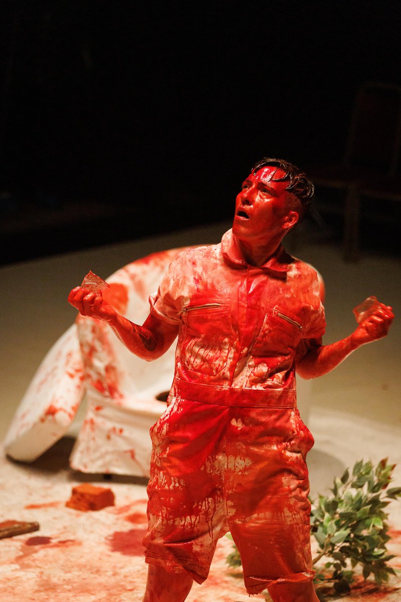 BatterseaArtsCentre (@battersea_arts) on Twitter photo Tomorrow night’s performance of Blood Show by <a href="/hesterchill/">Ocean Chillingworth</a> will include Audio Description by Dot Egg.
There's only a couple of days left to experience this raw, euphoric choreography between 3 figures and 75 litres of fake blood. Last tickets 🎟️ buff.ly/4fZKCxU Tomorrow night’s performance of Blood Show by <a href="/hesterchill/">Ocean Chillingworth</a> will include Audio Description by Dot Egg.
There's only a couple of days left to experience this raw, euphoric choreography between 3 figures and 75 litres of fake blood. Last tickets 🎟️ buff.ly/4fZKCxU