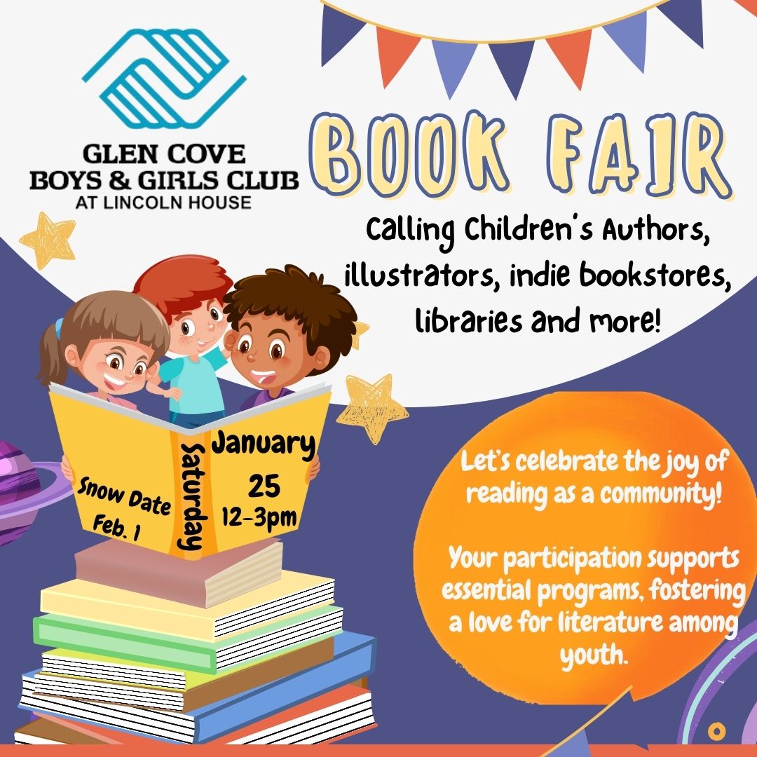 Calling authors &amp; local vendors! Join our Community Book Fair on Jan 25 from 12–3pm. Share your stories &amp; products. Celebrate literacy, connect with families, &amp; inspire young minds!

📩 Reserve your spot bit.ly/3CGeZLG #CommunityBookFair #SupportLocal