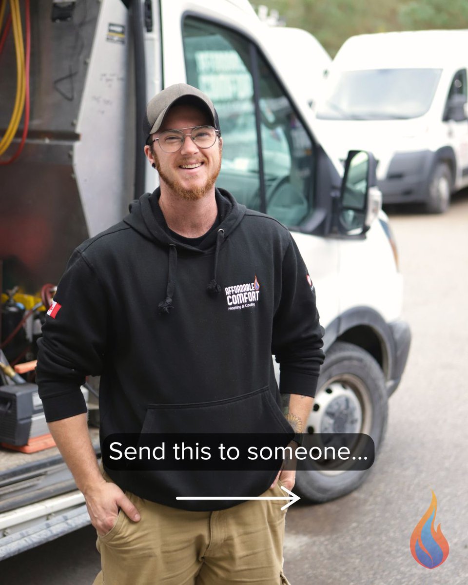 HeatingBarrie's tweet photo. Who’s on your mind today? 💭 Send this to someone to make their day warmer! Let’s spread comfort and keep everyone feeling their best this season. 🏡✨l https://t.co/Ayfw2Y2i7S