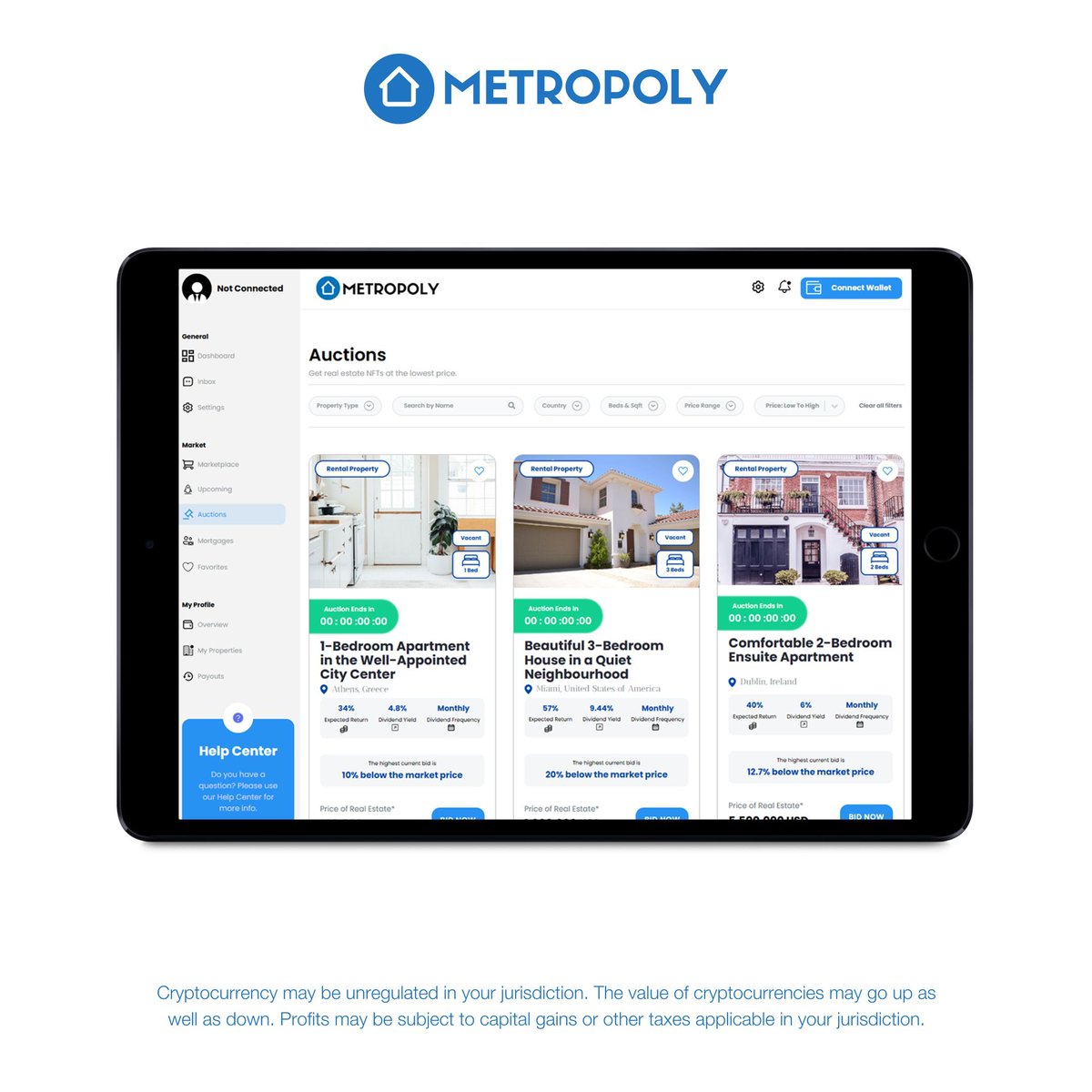 Take control of your real estate investments!

With Metropoly’s auction platform, you can bid on exclusive properties effortlessly.

Start exploring today: metropoly.io 

#metro #metropoly #cryptocurrency #bitcoin #blockchain #btc #crypto #ethereum #realestate #house