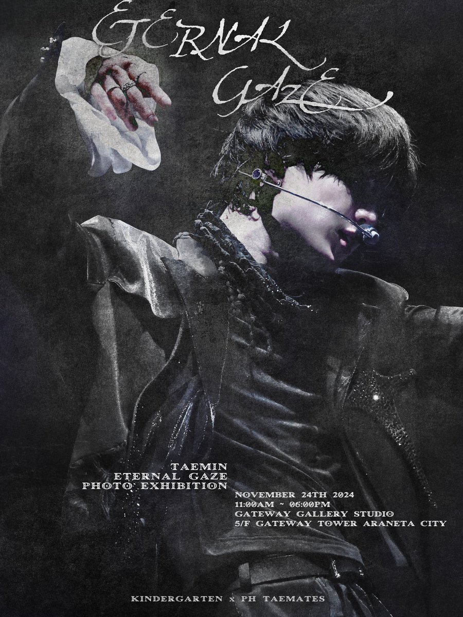PH_TAEMates's tweet photo. 𝒯𝒜𝐸𝑀𝐼𝒩: 𝐸𝒯𝐸𝑅𝒩𝒜𝐿 𝒢𝒜𝒵𝐸
𝒫𝒽𝑜𝓉𝑜 𝐸𝓍𝒽𝒾𝒷𝒾𝓉𝒾𝑜𝓃

𝓝𝓸𝓿𝓮𝓶𝓫𝓮𝓻 24, 𝓜𝓪𝓷𝓲𝓵𝓪

𝒦𝐼𝒩𝒟𝐸𝑅𝒢𝒜𝑅𝒯𝐸𝒩 𝓍 𝒫𝐻 𝒯𝒜𝐸𝑀𝒜𝒯𝐸𝒮 https://t.co/ldQdaCY559