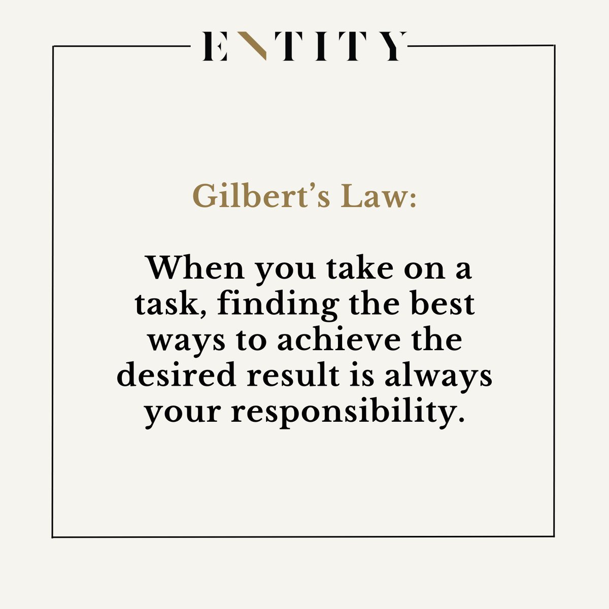 Gilbert’s Law: No one hands you a roadmap—it’s on you to figure out both the what and the how. True success comes from owning the process. 🌟

#GilbertsLaw #TakeOwnership #PathToSuccess #MakeItHappen