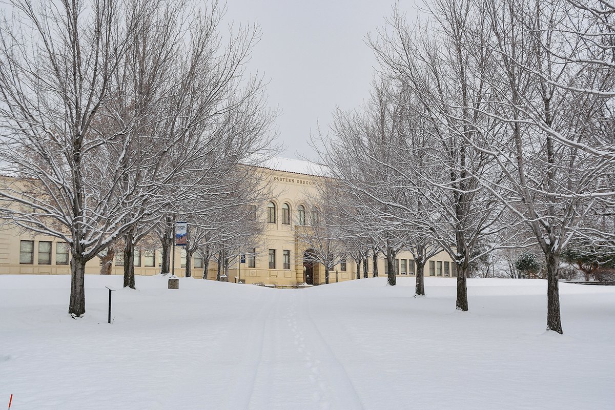 Eastern Oregon University (@eoumountaineers) on Twitter photo Ensuring campus safety: EOU ENS test on Nov. 21. Verify/update your info: ssb-prod.eou.elluciancloud.com/PROD/zensmanag…. Stay safe this winter with our closure process. Your safety is our priority! Email ua@eou.edu with questions. Ensuring campus safety: EOU ENS test on Nov. 21. Verify/update your info: ssb-prod.eou.elluciancloud.com/PROD/zensmanag…. Stay safe this winter with our closure process. Your safety is our priority! Email ua@eou.edu with questions.