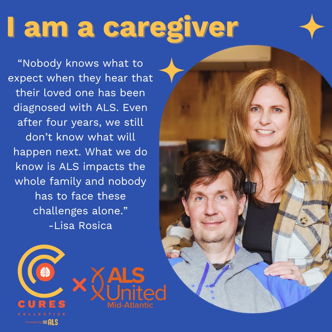 ALSMidAtlantic's tweet photo. #CallingAllCaregivers!

November is National Family Caregivers Month. We are collaborating with the #CuresCollective and @iamalsorg  to highlight caregivers like Lisa who are caring for loved ones with ALS.

Read her story now at: https://t.co/n8HlEbMthz https://t.co/WZQnMUBg5D