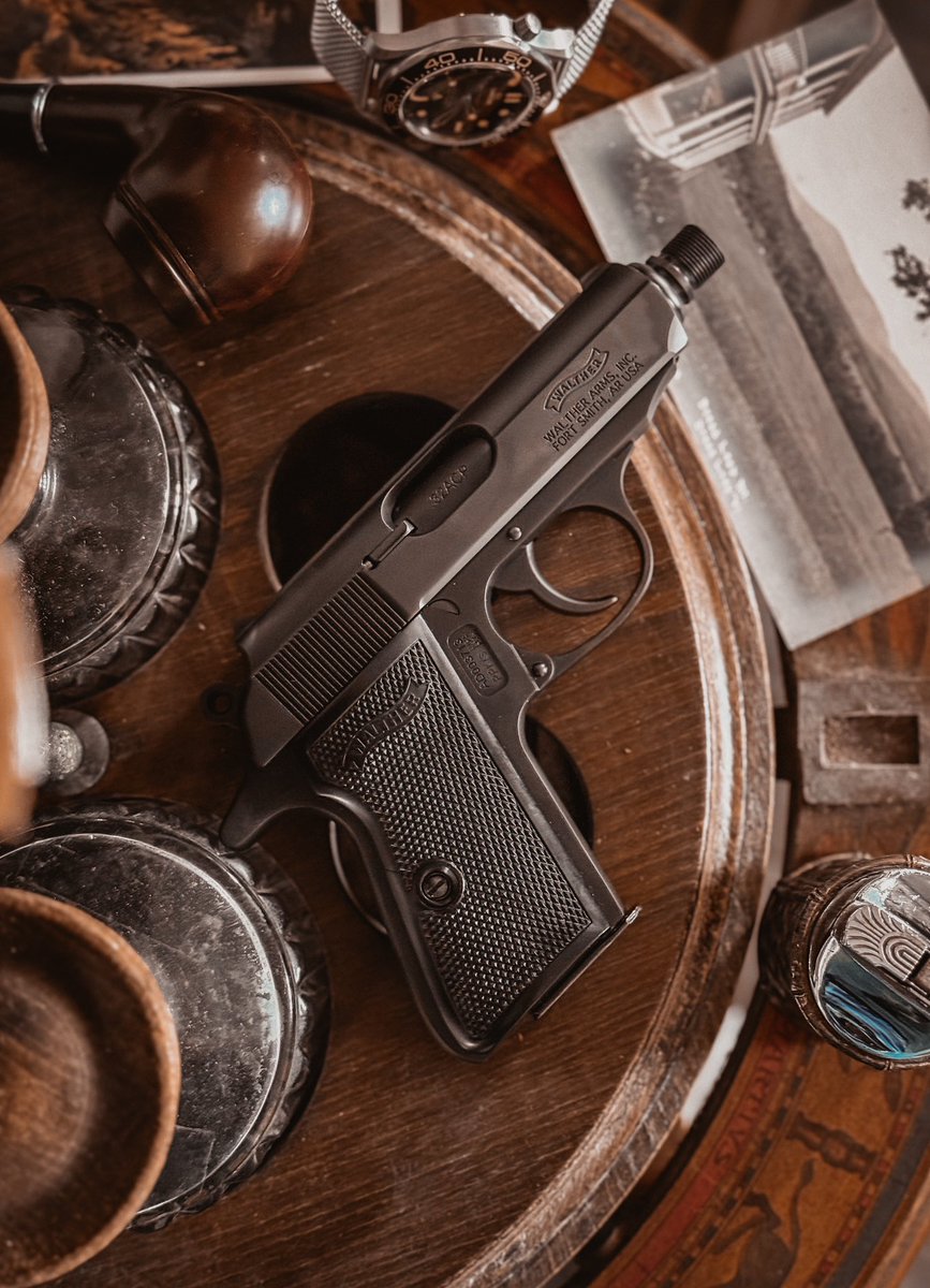 The Walther PPK - Timeless legacy. New options. The PPK and PPK/s now available in .32ACP, with threaded and non-threaded barrels. #walther #ppk #waltherlegacy