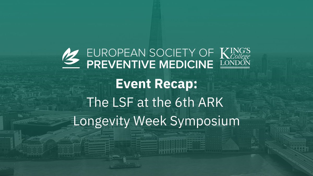 The Longevity Science Foundation (@longescience) on Twitter photo Watch our CEO's ARK Longevity Week talk, where he shared insights on the LSF's work and the role of cutting-edge #longevity research in advancing preventive medicine and healthy #aging. Thank you to our partners <a href="/Rcmsiow/">Richard Siow</a> <a href="/Longevity_ESPM/">Longevity</a> <a href="/ESPM_org/">European Society of Preventive Medicine</a>
longevity.foundation/news/tpost/rnr… Watch our CEO's ARK Longevity Week talk, where he shared insights on the LSF's work and the role of cutting-edge #longevity research in advancing preventive medicine and healthy #aging. Thank you to our partners <a href="/Rcmsiow/">Richard Siow</a> <a href="/Longevity_ESPM/">Longevity</a> <a href="/ESPM_org/">European Society of Preventive Medicine</a>
longevity.foundation/news/tpost/rnr…