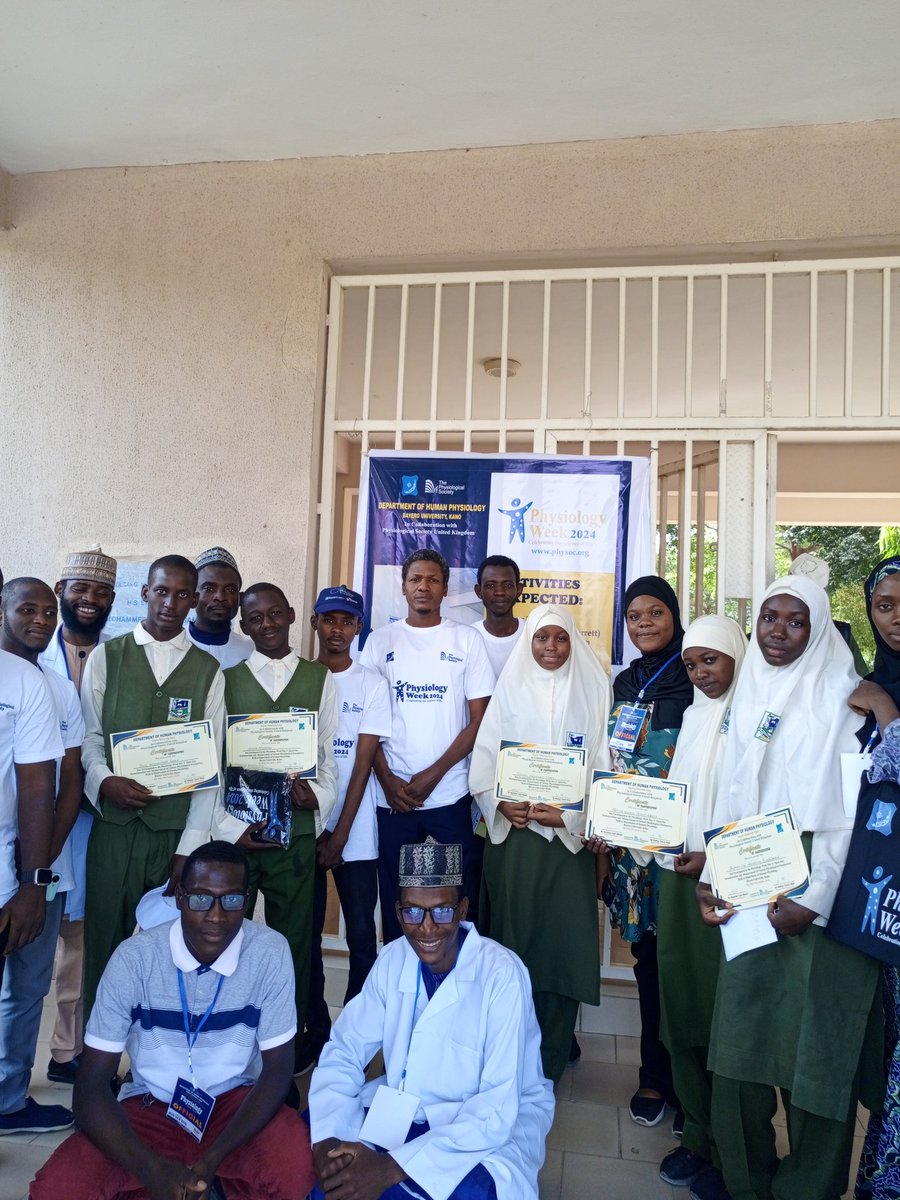 wazbash80's tweet photo. Photos from #PhysiologyWeek event " Physiology Open Day held on Tuesday 19/11/24 @BUK_Nigeria . Thank you @physoc for supporting us to organize this memorable event.
#FacesofPhysiology
@APSPhysiology @BlackInPhysio https://t.co/0ZWxBvyGMf