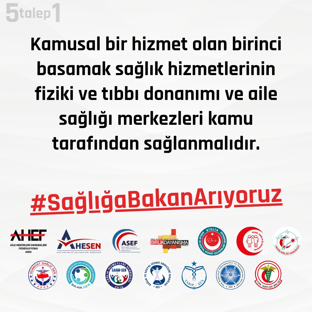 ttborgtr's tweet photo. Kamusal bir hizmet olan birinci basamak sağlık hizmetlerinin fiziki ve tıbbı donanımı ve aile sağlığı merkezleri kamu tarafından sağlanmalıdır.

#SağlığaBakanArıyoruz https://t.co/YpgGIJnE9s