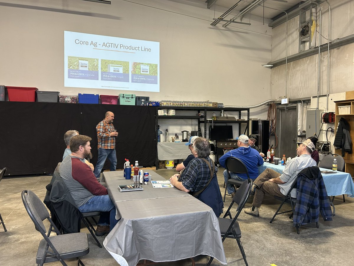 Nolan Elford (@nolanelford) on Twitter photo Great turn out for a snowy week.
Thanks <a href="/katepwafarmboy/">Curtis Russell</a> for the valuable information provided.
#getmorewithcore
<a href="/CoreAgInputs/">Core Ag Inputs - White Butte</a> Great turn out for a snowy week.
Thanks <a href="/katepwafarmboy/">Curtis Russell</a> for the valuable information provided.
#getmorewithcore
<a href="/CoreAgInputs/">Core Ag Inputs - White Butte</a>