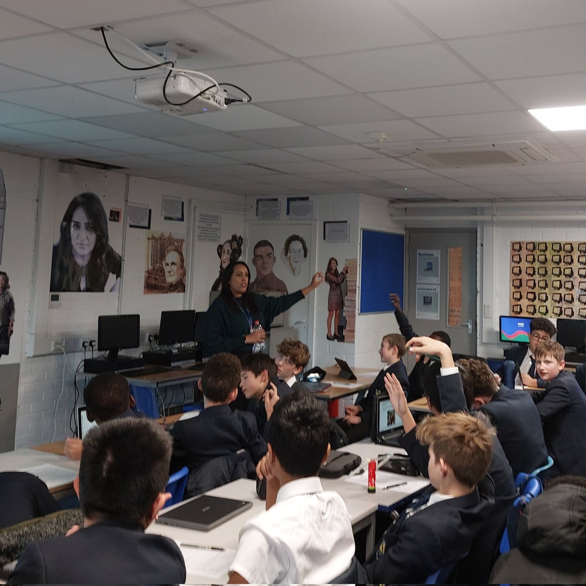 Excellent responses from students today for our UK Parliament Week lessons organised by <a href="/PatHisPolTeach/">Patrick Jenkins</a>. The <a href="/verulamschool/">Verulam School</a> boys in Y7 and Y8 were looking at how our newly elected school council shares a very similar role to MPs! #UKPW