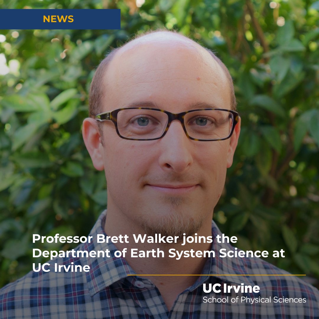 uciess's tweet image. Professor Brett Walker joins the Department of @uciess at UC Irvine this year. Walker’s research group is interested in the marine carbon cycle and biogeochemistry. 
Read more at the link: ps.uci.edu/news/3219 @uciess