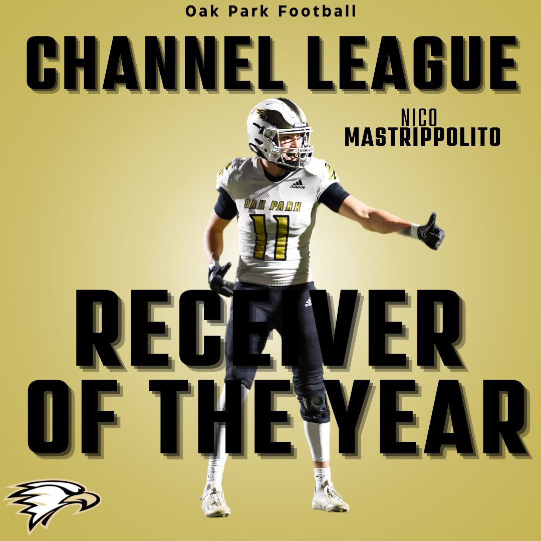 OphsFootball (@footballophs) on Twitter photo Congratulations to <a href="/NicoMasttrip11/">Nico Mastrippolito</a> for being named 2024 All Channel League Receiver of The Year!
<a href="/vcspreps/">VCS Preps</a> <a href="/haleymsawyer/">Haley Sawyer</a> <a href="/TheAcornSports/">Acorn Sports</a> <a href="/EliavAppelbaum/">Eliav Appelbaum</a> <a href="/Tarek_Fattal/">Tarek Fattal</a> <a href="/latsondheimer/">eric sondheimer</a>
📸 <a href="/S_LevyPhoto/">Sharon Levy</a> Congratulations to <a href="/NicoMasttrip11/">Nico Mastrippolito</a> for being named 2024 All Channel League Receiver of The Year!
<a href="/vcspreps/">VCS Preps</a> <a href="/haleymsawyer/">Haley Sawyer</a> <a href="/TheAcornSports/">Acorn Sports</a> <a href="/EliavAppelbaum/">Eliav Appelbaum</a> <a href="/Tarek_Fattal/">Tarek Fattal</a> <a href="/latsondheimer/">eric sondheimer</a>
📸 <a href="/S_LevyPhoto/">Sharon Levy</a>