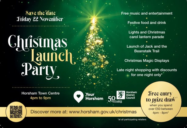 DenneNC's tweet photo. Late notice, but come to the Christmas Launch Party in the Carfax tomorrow. 
cc @ForestNCHorsham https://t.co/Mnqq1otnVR