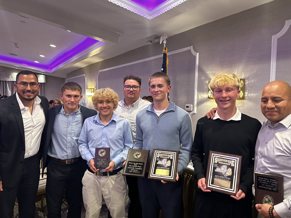 Chris Herrera (@mrherrera_ad) on Twitter photo Congratulations to our All Section winners on the Boys Soccer team <a href="/OssiningSoccer/">Ossining Soccer</a> !
Alex Lenaghan- All Section and League Most Valuable Player.
Gabe Robinson- All Section
Sebastian Loja -All Section Honorable mention.
Coach Joe Scamarone- League Coach of the year.
#OPride Congratulations to our All Section winners on the Boys Soccer team <a href="/OssiningSoccer/">Ossining Soccer</a> !
Alex Lenaghan- All Section and League Most Valuable Player.
Gabe Robinson- All Section
Sebastian Loja -All Section Honorable mention.
Coach Joe Scamarone- League Coach of the year.
#OPride