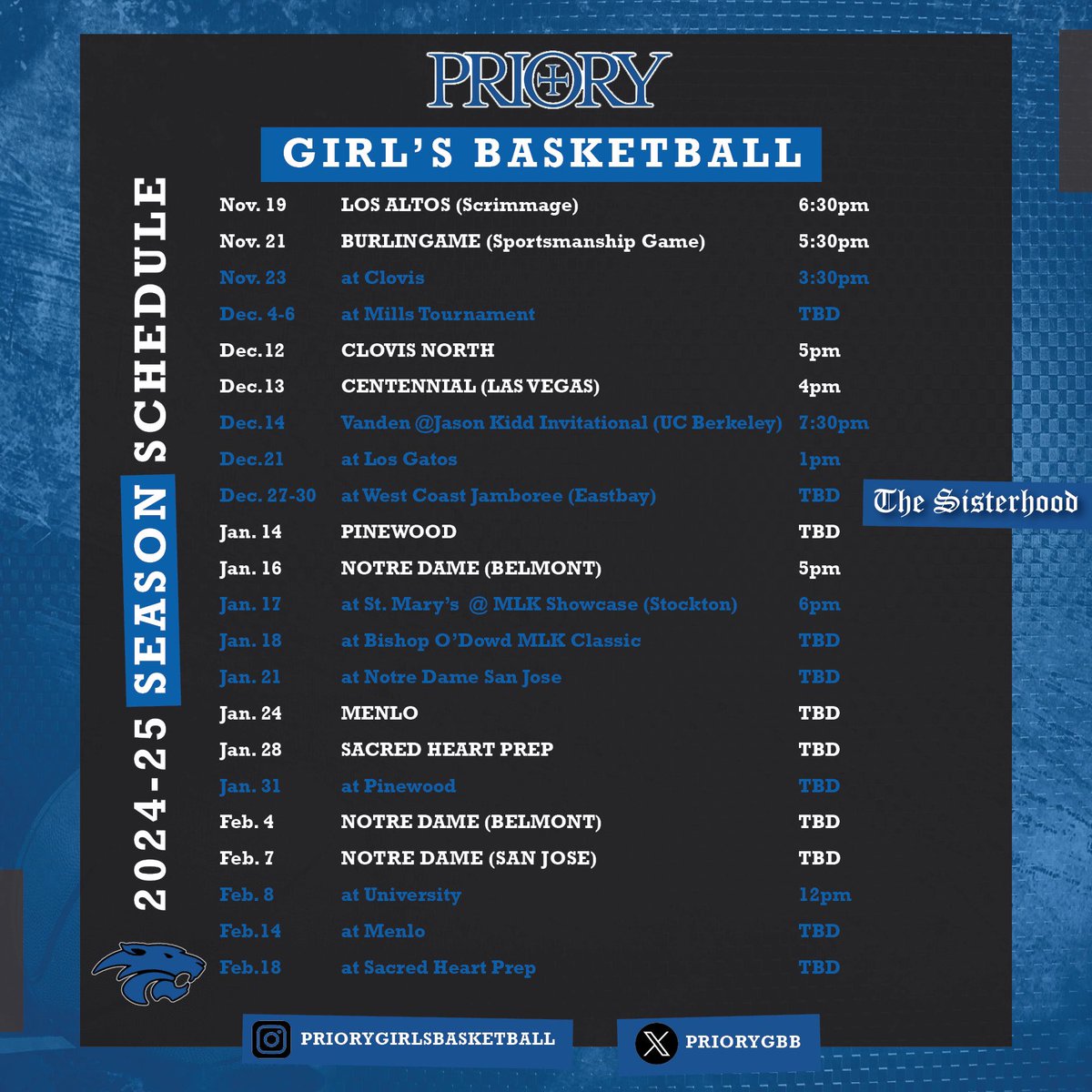 Go time! 
#priorypanthers