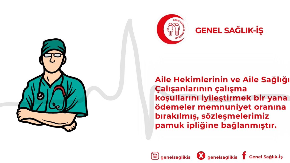 genelsaglikis's tweet photo. Aile Hekimlerinin ve Aile Sağlığı Çalışanlarının çalışma koşullarını iyileştirmek bir yana ödemeler memnuniyet oranına bırakılmış, sözleşmelerimiz pamuk ipliğine bağlanmıştır.
#SağlığaBakanArıyoruz https://t.co/XQzTURCkpj