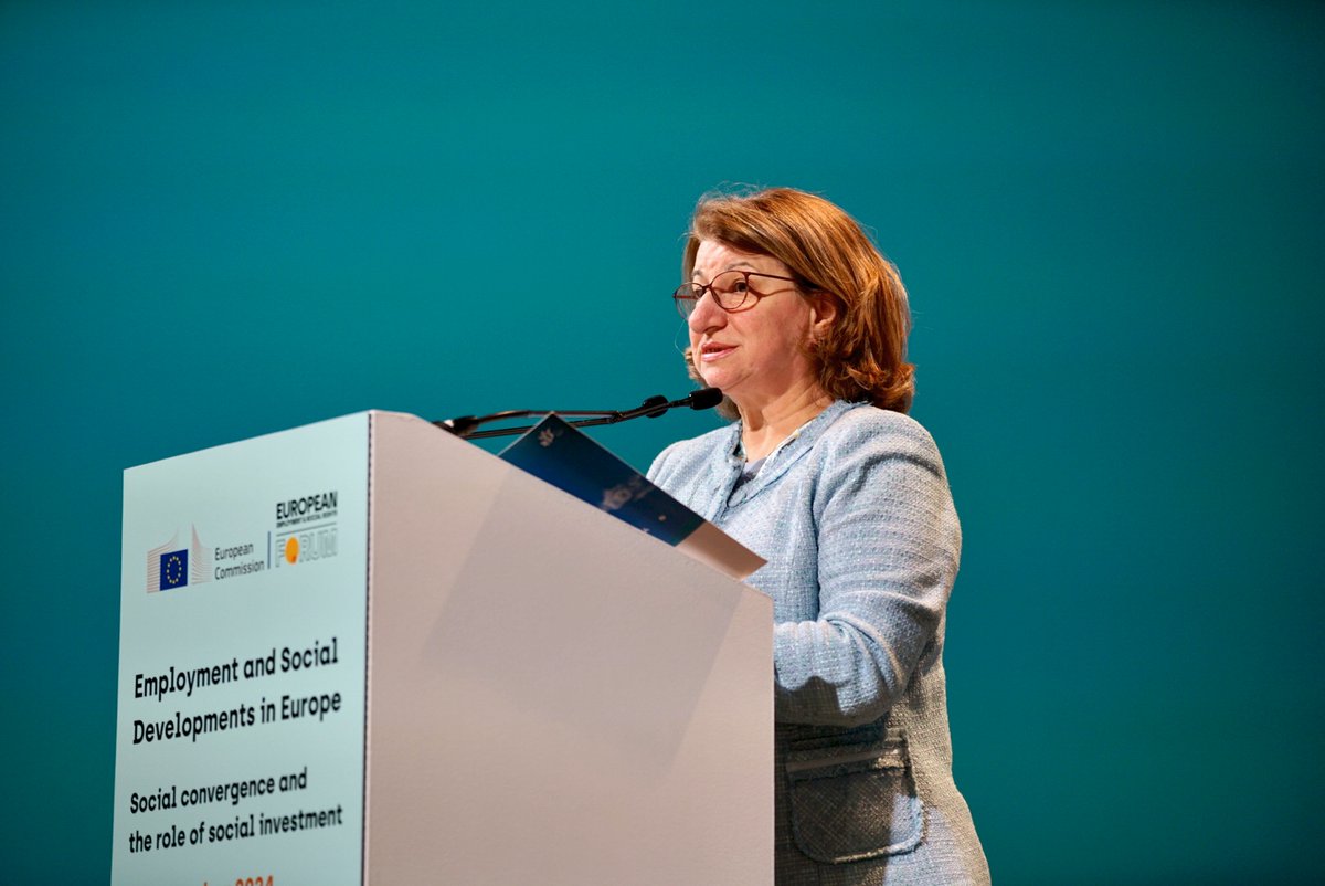 Social investment is not to be seen in a trade-off with competitiveness but rather as its foundational element.

- Our Deputy Director-General <a href="/AndrianaSukova/">Andriana Sukova</a> closing the event on the Employment and Social Developments in Europe report.

#ESDE