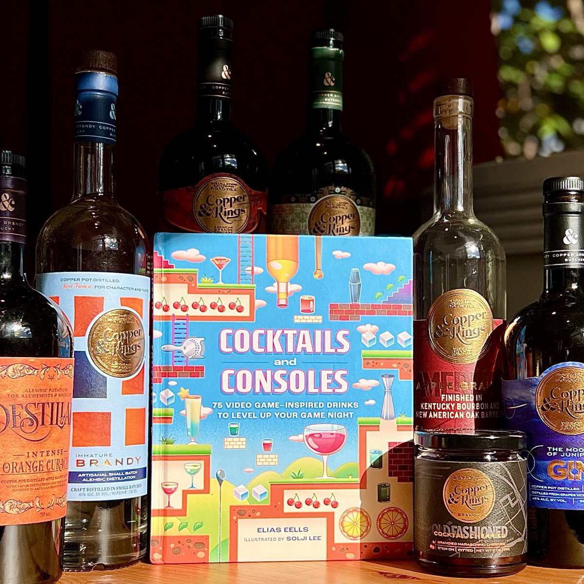 TOMORROW NIGHT! Join me on Friday, November 22nd, at 7PM at Copper and Kings Distillery for a demo &amp; discussion! We’ll be making several drinks from COCKTAILS AND CONSOLES &amp; chattin it up in the 2nd floor art gallery. Free samples &amp; books to buy. I hope I’ll see you there!