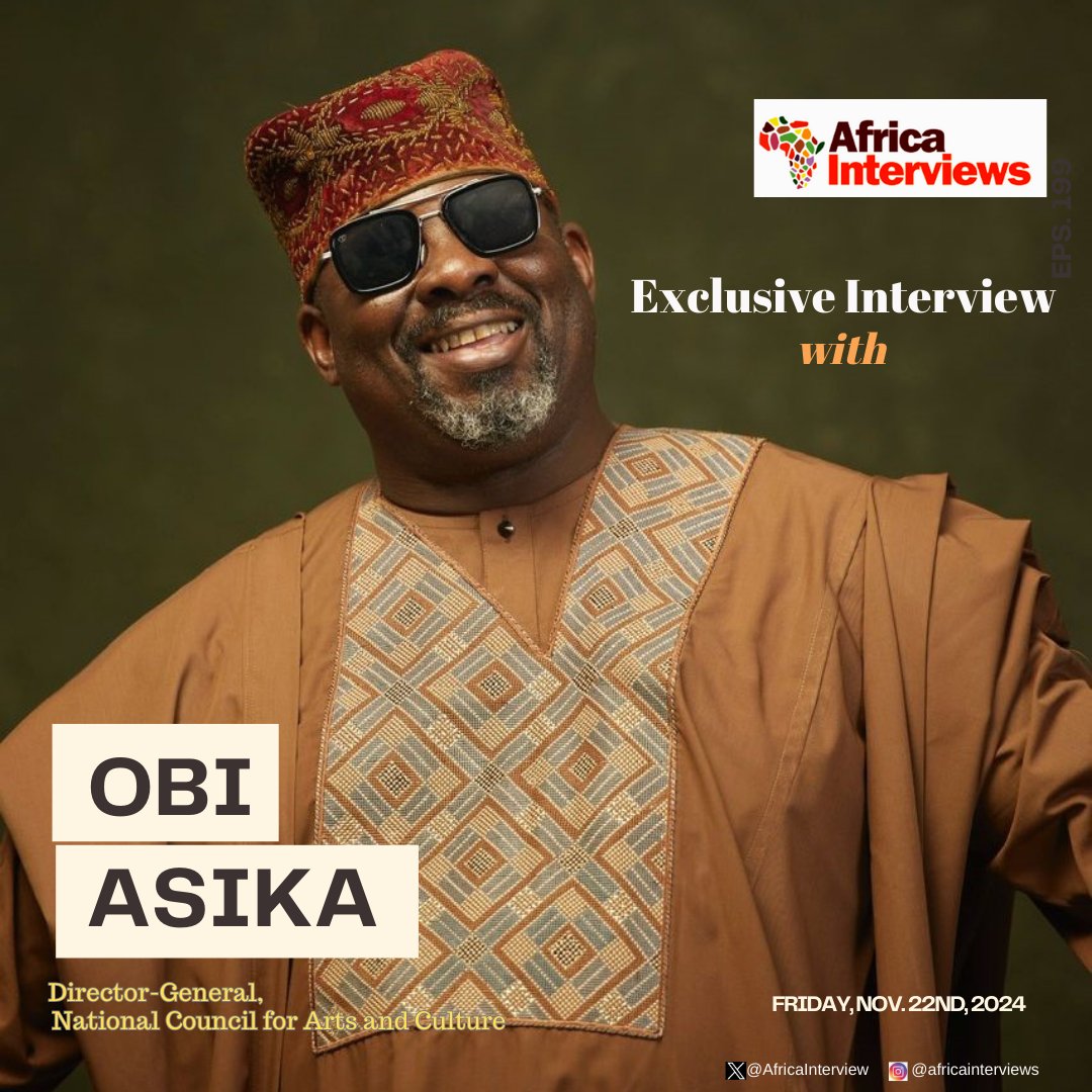 AfricaInterview's tweet photo. DATELINE EXCLUSIVE: Friday. November 22nd, 2024

Founded Storm Records label, which made @NaetoC @ikechukwuKillz @deejayneptune @SashaPofficial etc household names... Obi Asika exclusive, only on @AfricaInterview #Music #Afrobeats #NAFEST ##ProudlyNigerian https://t.co/k5xXtzXpPv