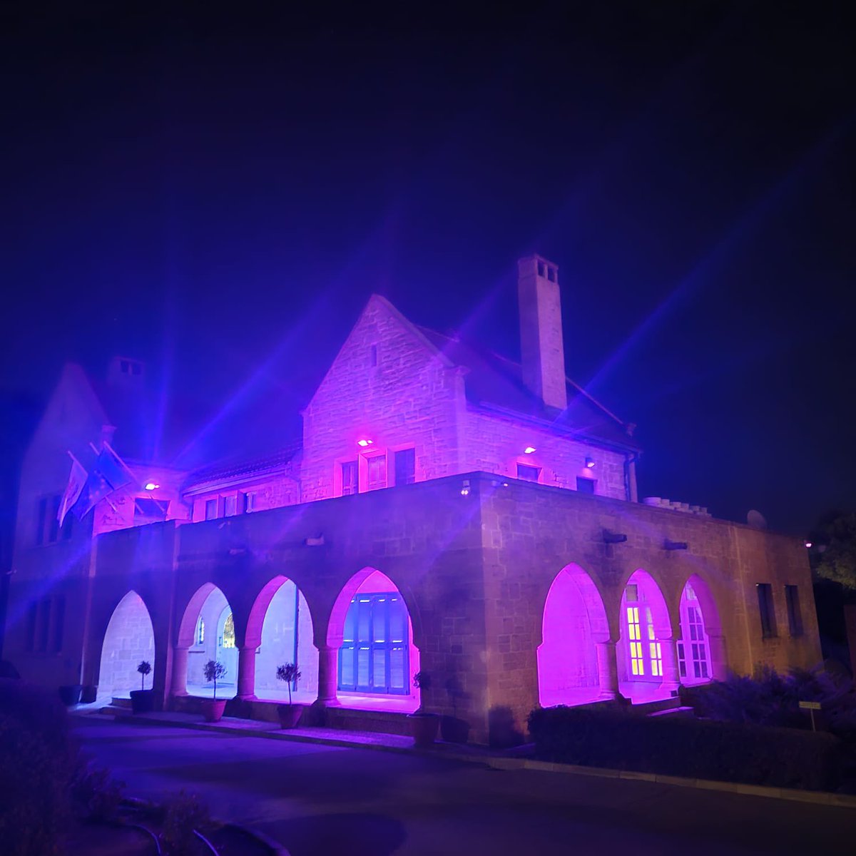 The Protocol Building of <a href="/CyprusMFA/">Cyprus MFA</a> is lit in purple in support of World Pancreatic Cancer Day💜 and in loving memory of late Ambassador Stavros Epaminondas. 

Let's make #PancreaticCancer history.

<a href="/nicolettaep/">Nicoletta Epaminonda</a>