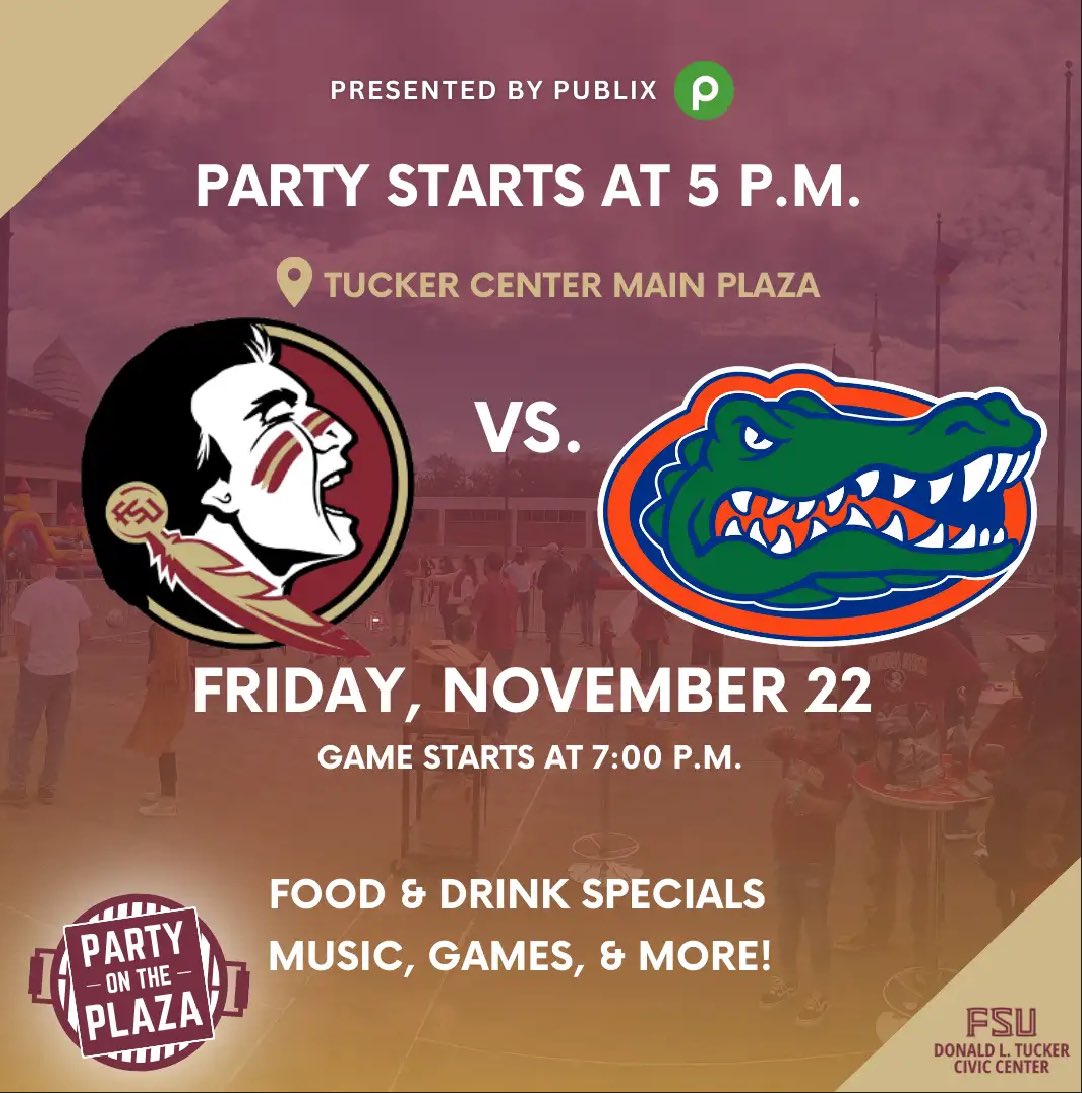 Be there!!@FSUTuckerCenter
