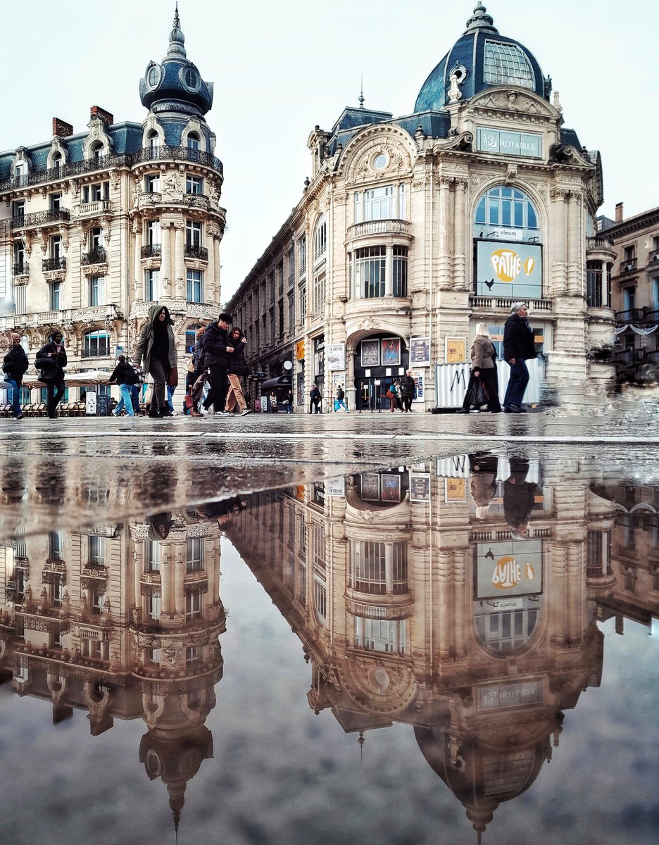 ArthurLansoneur's tweet photo. Jour de pluie sur la Place de la Comédie 🌧📸🪟 #Montpellier https://t.co/fRk35c5dXu