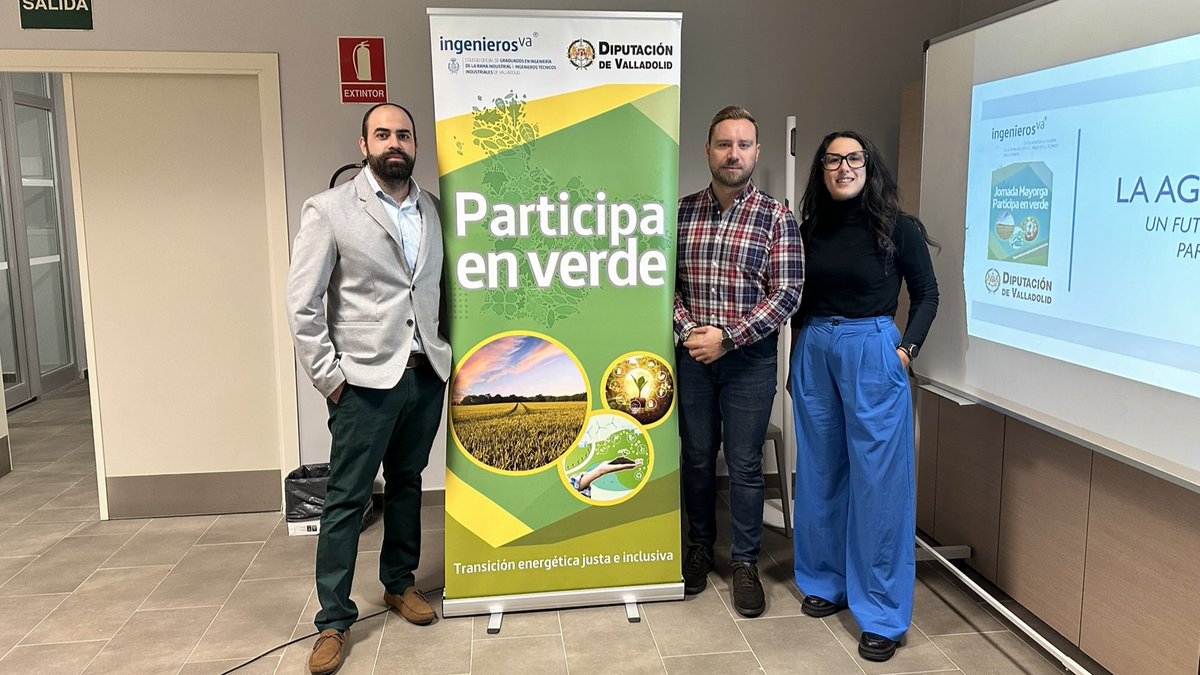 ingenierosva's tweet photo. Las localidades de Mayorga y Portillo han acogido las primeras sesiones formativas del proyecto 🌿 #ParticipaEnVerde, una iniciativa conjunta de @ingenierosva y la @Dip_Va que busca promover una #TransiciónEnergética justa e inclusiva en la provincia.
@aytomayorga @portilloayto https://t.co/YtTEAZpJER