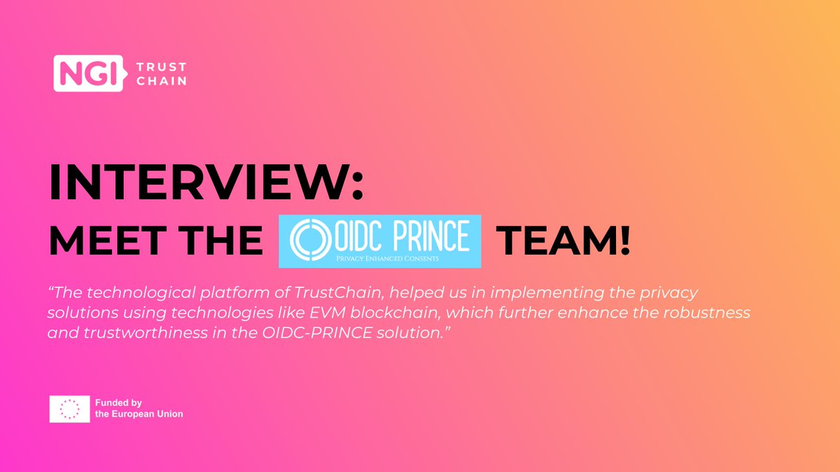 TrustChain (@ngi_trustchain) on Twitter photo Meet OIDC-PRINCE!
They’re addressing privacy challenges in SSO, developing solutions to boost security and trust in online authentication.
👉 tinyurl.com/5n8ufmwz
<a href="/EURODYN_Careers/">EUROPEAN DYNAMICS</a> <a href="/F6S_Gov/">F6S Innovation</a> <a href="/STEconAUEB/">AUEB - STEcon Group</a> <a href="/cibervoluntario/">Cibervoluntarios</a> <a href="/Alastria_/">Alastria Blockchain Ecosystem</a> <a href="/timelex_lawfirm/">Timelex</a> <a href="/CityUniLondon/">Anna</a> <a href="/uoaofficial/">University of Athens</a> Meet OIDC-PRINCE!
They’re addressing privacy challenges in SSO, developing solutions to boost security and trust in online authentication.
👉 tinyurl.com/5n8ufmwz
<a href="/EURODYN_Careers/">EUROPEAN DYNAMICS</a> <a href="/F6S_Gov/">F6S Innovation</a> <a href="/STEconAUEB/">AUEB - STEcon Group</a> <a href="/cibervoluntario/">Cibervoluntarios</a> <a href="/Alastria_/">Alastria Blockchain Ecosystem</a> <a href="/timelex_lawfirm/">Timelex</a> <a href="/CityUniLondon/">Anna</a> <a href="/uoaofficial/">University of Athens</a>
