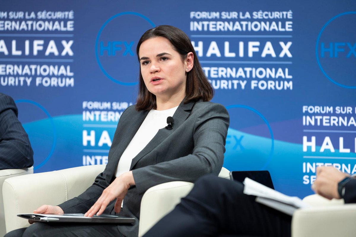 Excited to be back in #Canada 🇨🇦 for the next few days. I’ll give a keynote at the #NATOPA Annual Session, meet with the 🇨🇦 government &amp; engage with our Belarusian diaspora. I’ll also participate in the Halifax Security Forum #HFX2024 &amp; join strategic consultations with Canada.